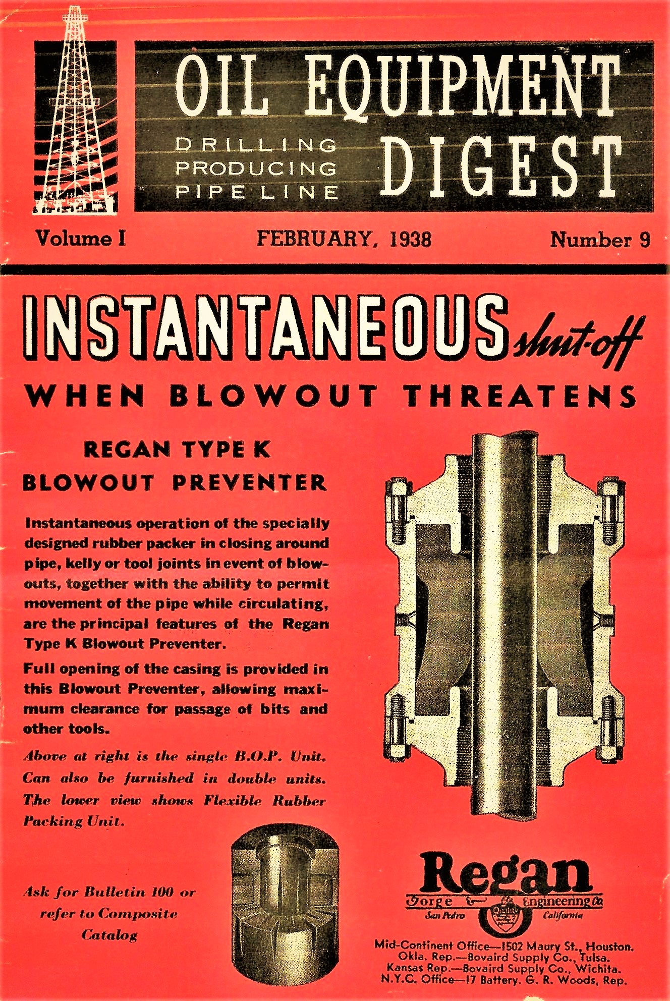 Cover of 1938 - Type K BOP